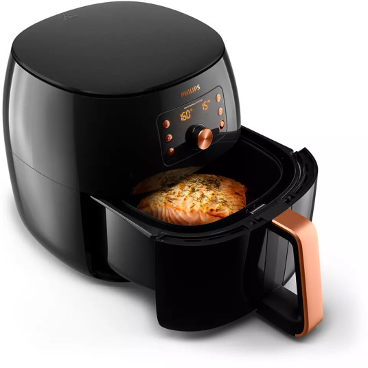 Philips Premium Airfryer XXL HD9867/90 Teho 2225 W, Tilavuus 7,3 L, Smart Sensing Technology, musta