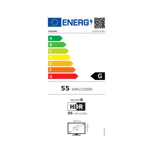 Televisio Xiaomi TV A 2025 43" Smart