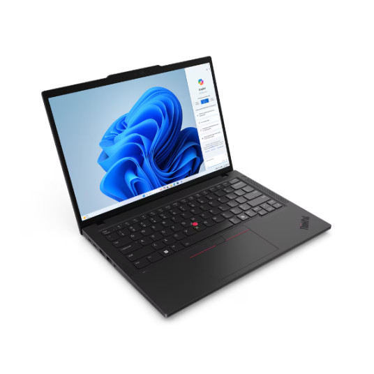 Lenovo ThinkPad T14 Gen 5 14 WUXGA ULT7-155U/64GB/1TB/Intel Graphics/WIN11 Pro/ENG taustavalaistu kbd/Musta/FP/LTE päivitettävissä/SC/3Y takuu