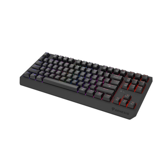 Genesis Thor 230 TKL Wireless musta RGB Outemu Red