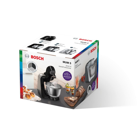 Bosch MUM59N26CB ruoankäsittelykone 1000 W 3,9 L Musta