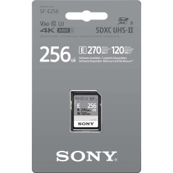 Sony SF-E256 256 Gt, SDXC, Flash-muistiluokka 10