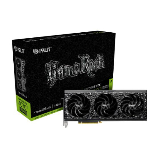 Näytönohjain|PALIT|NVIDIA GeForce RTX 4070 Ti SUPER|16 GB|GDDR6X|256 bittiä|PCIE 4.0 16x|Kolminkertainen korttipaikka tuuletinpesä|1xHDMI|3xDisplayPort|NED47TS019T2-1020Q