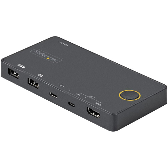 2-PORTTI HYBRIDI USB-C KVM-KYTKIN/KVM-KYTKIN - 4K 60HZ HDMI 2.0