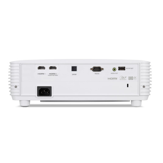 Acer Projector H6830BD 4K UHD (3840 x 2160), 3800 ANSI lumenia, valkoinen, lampun takuu 12 kuukautta