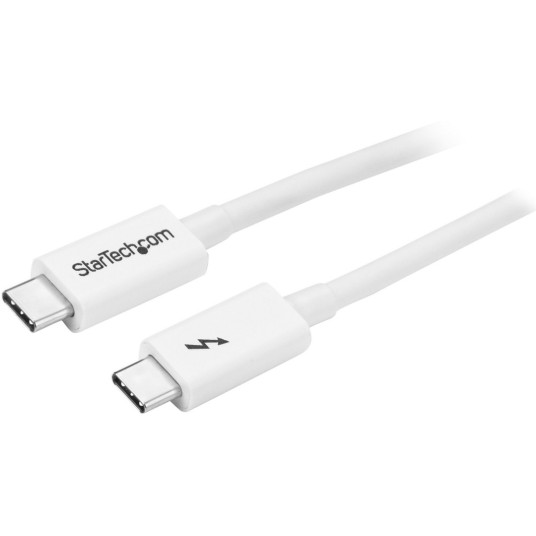 THUNDERBOLT 3 KAAPELI 1M/20GBIT/S VALKOINEN