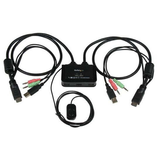 2 HDMI-KAAPELI KVM-KYTKIN/IN PORTTI