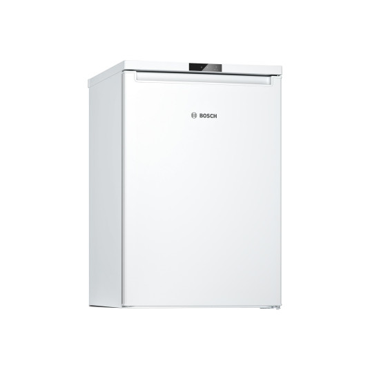 Bosch KTL15NWEB Jääkaappi, vapaasti seisova, ruokakomero, korkeus 85 cm, E, jääkaappi 106 L, pakastin 14 L, valkoinen
