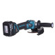 MAKITA DGA504RTJ kulmahiomakone 125 mm 2x 18 V 5 Ah Musta, Sininen