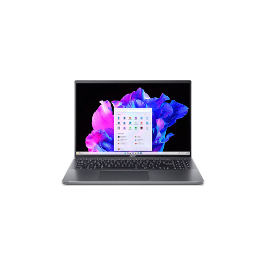 Kannettava|ACER|Swift|SFG16-71-5363|CPU Core i5|i5-1335U|1300 MHz|16"|3200x2000|RAM 16GB|DDR5|SSD 512GB|Intel Iris Xe Graphics|Integroitu Windows-lukija|FIN| 11 Etusivu|Teräksenharmaa|1,6 kg|NX.KFSEL.001