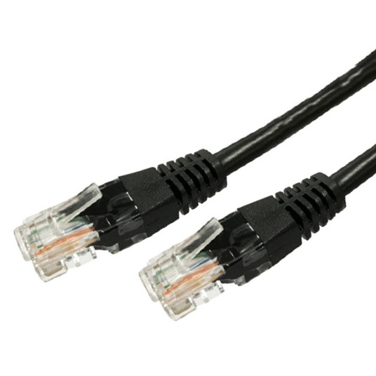 Kaapeli Patchcord cat.6A RJ45 UTP 2m. musta