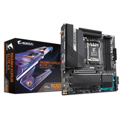 Emolevy|GIGABYTE|AMD B650|SAM5|Micro-ATX|Muisti DDR5|Muistipaikat 4|2xPCI-Express 4.0 16x|2xM.2|1xHDMI|1xDisplayPort|4xUSB 2.0|7xUSB 3.2|1xUSB-C|1xOptinen S/PDIF|1xRJ45|2xAudio portti|B650MAORUSELITEAX1.3