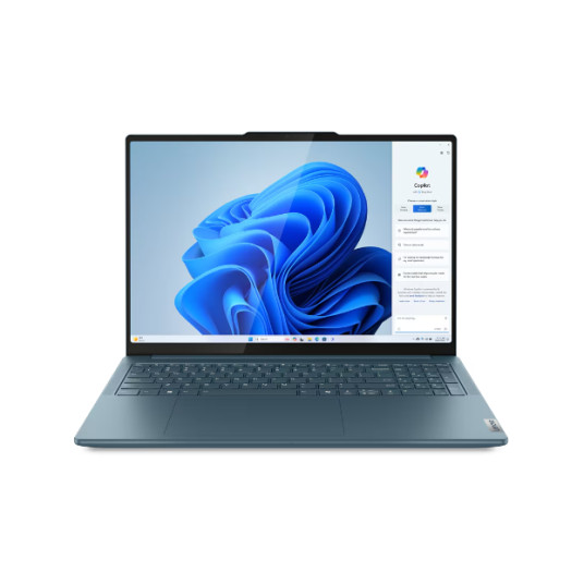 Lenovo Yoga Pro 9 16IMH9 | Tidal Teal | 16 " | 3.2K | 3200 x 2000 pikseliä | Häikäisemättömyys | Intel Core U9 | 185H | 32 GB | Juotettu LPDDR5x | SSD 1000 GB | NVIDIA GeForce RTX 4060 | GDDR6 |