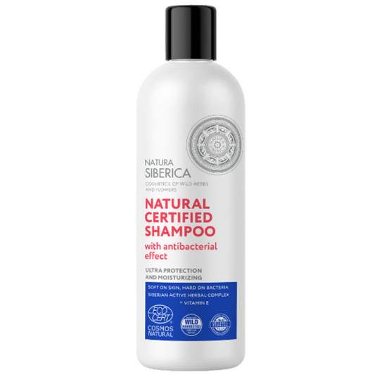 Natura Siberica Natural Certified Shampoo Antibakteerinen vaikutus 400ml