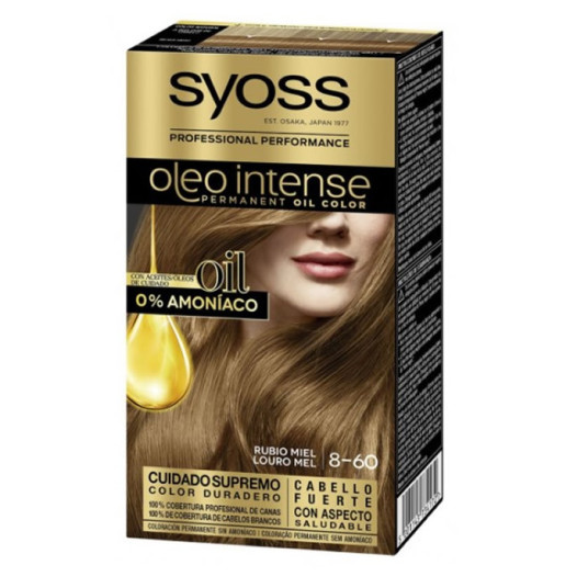 Syoss Oleo Intense pysyvä hiusväri 8-60 Honey Blonde