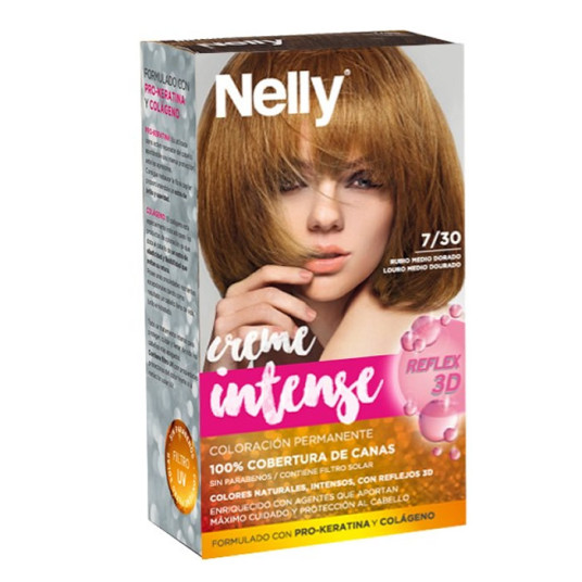 Nelly Creme Intense Tint 7/30 Medium Golden Blonde