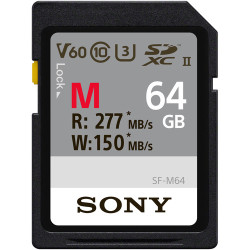 Sony SF-M64 64 Gt, SDXC, Flash-muistiluokka 10