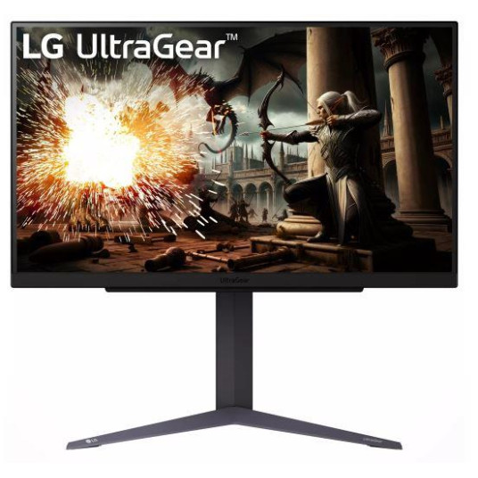 LCD-monitori|LG|27GS75Q-B|27"|Gaming|Panel IPS|2560x1440|16:9|16:9|180Hz|Matti|1 ms|Pivot|Korkeussäädettävä|Kallistus|Väri musta|27GS75Q-B