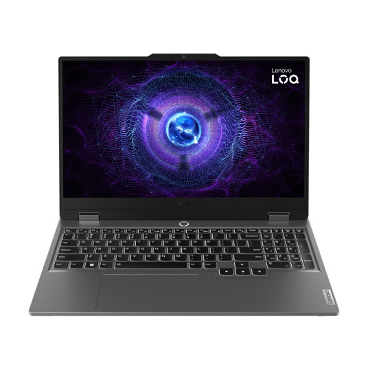 Kannettava tietokone Lenovo LOQ 15IAX9 i5-12450HX 15.6" FHD IPS 300nits AG 144Hz 16GB DDR5 4800 SSD512 GeForce RTX 3050 6GB NoOS Luna Harmaa