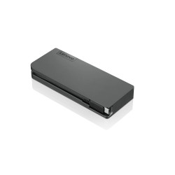 Lenovo 4X90S92381 kannettavan telakointiasema/liitintoistin Langallinen USB 3.2 Gen 1 (3.1 Gen 1) Type-C harmaa