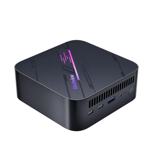 Mini-PC Blackview MP100 Ryzen 7-5700U 16GB SSD 1TB Win 11 Pro Musta