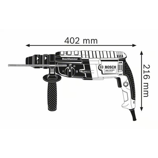 Bosch GBH 2-28 F Professional 880 W 900 RPM "SDS Plus"