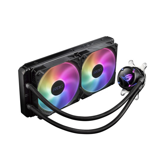 ASUS ROG STRIX LC II 280 ARGB Prosessori Universal nestejäähdytin 14 cm Musta 1 kpl