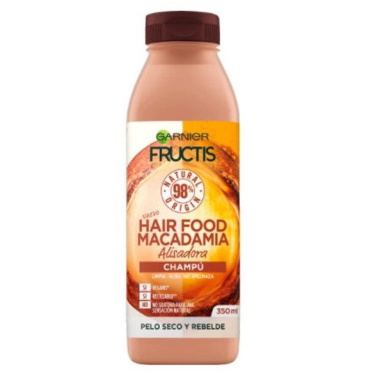 Garnier Fructis Hair Food Macadamia suoristava shampoo 350ml