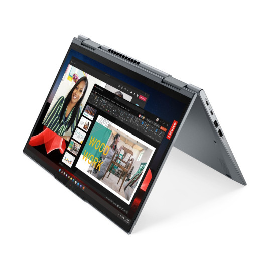 Lenovo ThinkPad X1 Yoga Intel® Core™ i7 i7-1355U hybridi (kaksi yhteen) 35,6 cm (14") kosketusnäyttö WUXGA 16 GB LPDDR5-SDRAM 512 GB SSD Wi-Fi 6E (802.11ax) Windows 11 Pro Harmaa