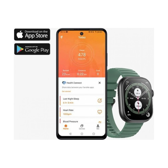 Älykäs kello MyPhone Watch Tool Olive Green