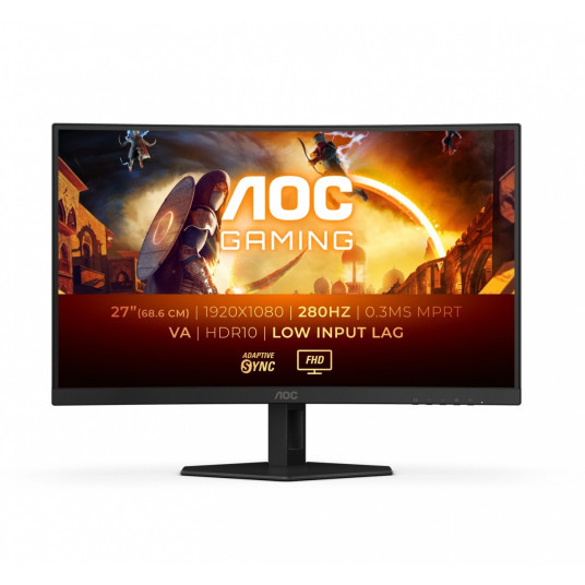 Näyttö C27G4ZXE 27" Curved Fast VA 280Hz HDMIx2 DP