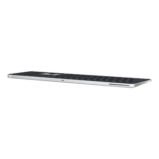 Apple Magic Keyboard Touch ID MMMR3RS/A Standard, Langaton, Venäjä, Numeronäppäimistö, Musta, Bluetooth