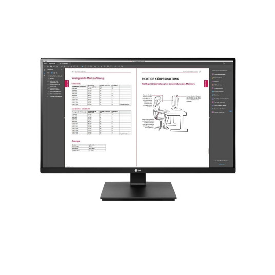 "68.6cm/27'' (2560x1440) LG 27BN65QP-B 16:9 5ms HDMI DP USB-C Kaiutin QHD Musta"