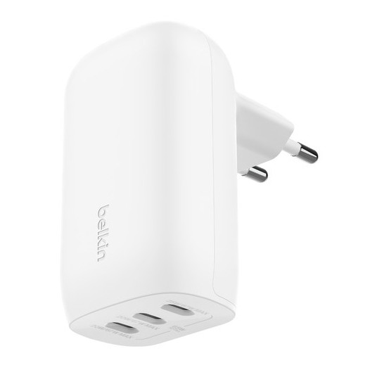 Belkin WCC002VFWH Mobiililaitteen laturi kannettavalle tietokoneelle, älypuhelimelle, tabletille Valkoinen AC-pikalataus Sisäinen