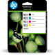 HP 903 4x Schwarz+Dreifarbig Tintenpatrone (musta+dreifarbig)