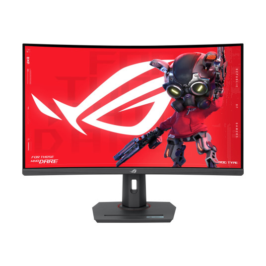 ASUS ROG Strix XG32WCMS USB-C-pelimonitori 32" VA 2560x1440/16:9/350cd/m2/1ms Dispaly-portti, HDMI, USB_C, kuulokeliitäntä, kuulokeliitäntä