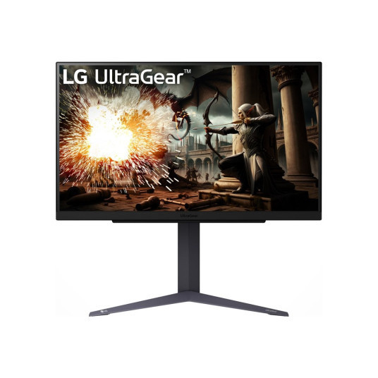 LG 27GS75Q-B 27" IPS/ 2560x1440/16:9/300cd/HDMI, DisplayPort, kuulokeliitäntä, musta, musta