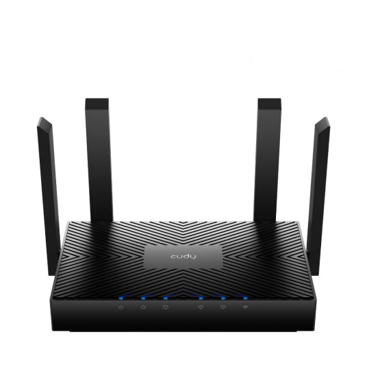 Cudy WR3000 langaton reititin Gigabit Ethernet Dual Band (2,4GHz / 5GHz) Musta