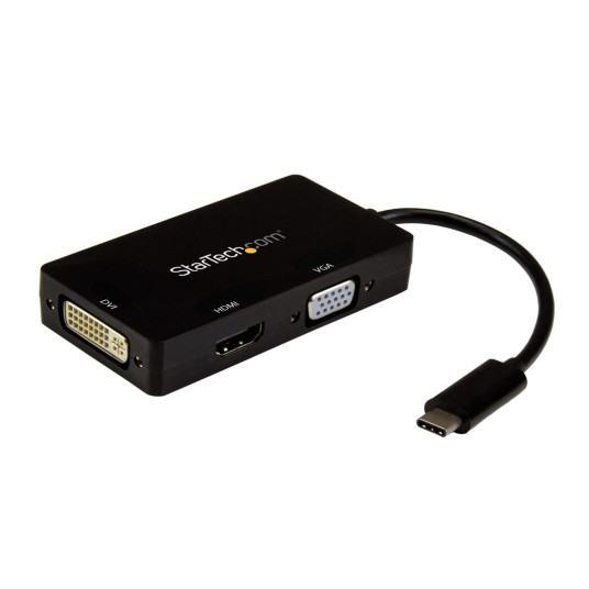 USB-C-SOVITIN MULTIPORT/HDMI VGA DVI-D