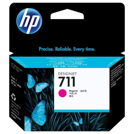 HP 711 29 ml:n magenta DesignJet-mustekasetti, 29 ml