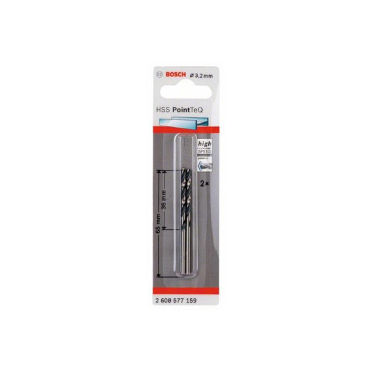 Metallipora Bosch Pointteq, 3,2x65 mm, 2 kpl