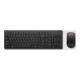 Lenovo | Essential Wireless Combo Keyboard and Mouse Gen2 | Näppäimistö- ja hiirisarja | 2,4 GHz | US Euro | Musta | Musta