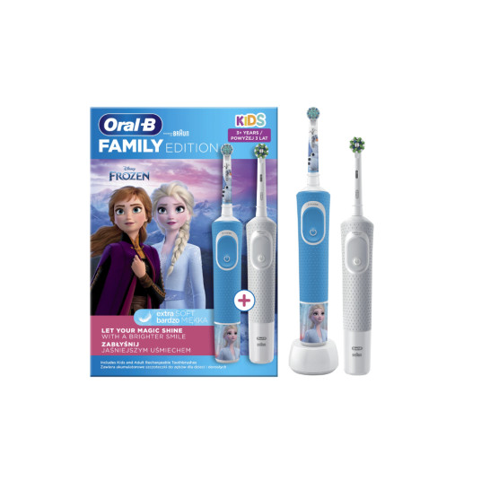 Oral-B D100 Kids Frozen + Vitality Pro D103