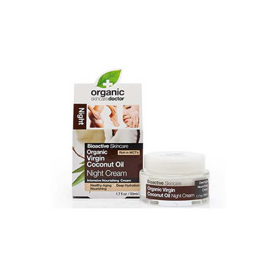 Dr Organic Virgin Coconut Oil yövoide 50ml