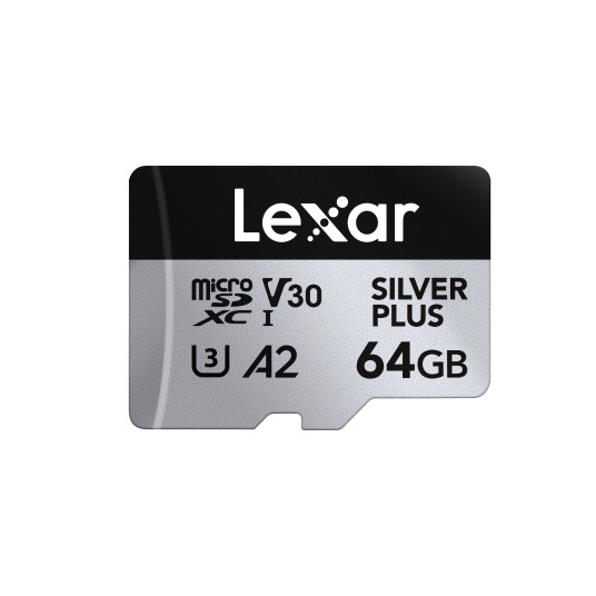 Lexar Professional SILVER PLUS microSDXC UHS-I kortti 64 GB