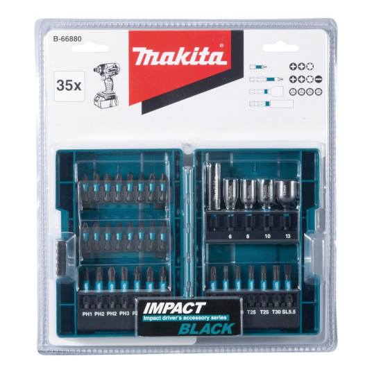 Teräsarja IMPACT BLACK 35 kpl. B-66880 MAKITA