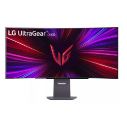 Näyttö|LG|45GS95QE-B|45"|Gaming/Curved/21 : 9|Panel OLED|3440x1440|21:9|240Hz|0.03 ms|Kääntyvä|Korkeussäädettävä|Kallistus|Väri Musta|45GS95QE-B