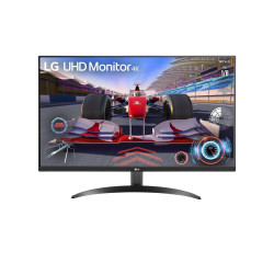 LCD-monitori|LG|31,5"|4K|Panel VA|3840x2160|16:9|4 ms|Kaiuttimet|Kääntyvä|Kääntyvä|Pivot|Korkeussäädettävä|Kallistus|Väri musta|32UR550-B