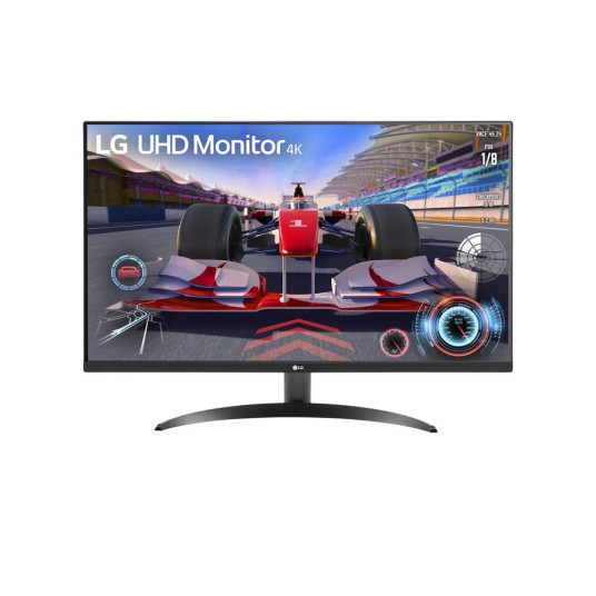 LCD-monitori|LG|31,5"|4K|Panel VA|3840x2160|16:9|4 ms|Kaiuttimet|Kääntyvä|Kääntyvä|Pivot|Korkeussäädettävä|Kallistus|Väri musta|32UR550-B