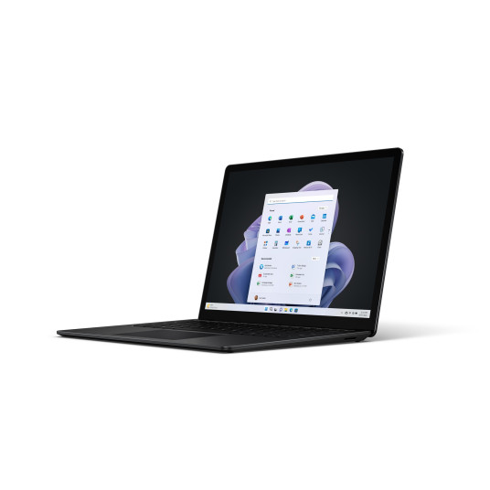 Microsoft Surface Laptop 5 Intel® Core™ i5 i5-1245U Kannettava tietokone 34,3 cm (13,5") Kosketusnäyttö 16 GB LPDDR5x-SDRAM 256 GB SSD Wi-Fi 6 (802.11ax) Windows 11 Pro Musta